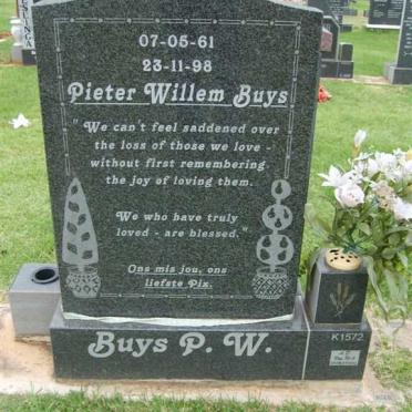 BUYS Pieter Willem 1961-1998