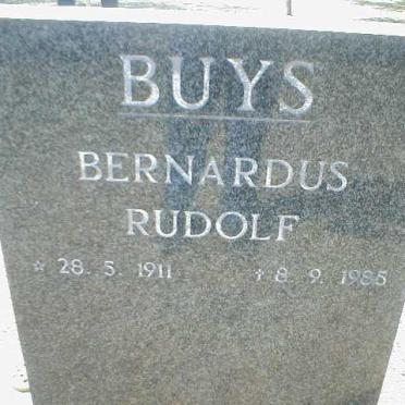 BUYS Bernardus Rudolf 1911-1985