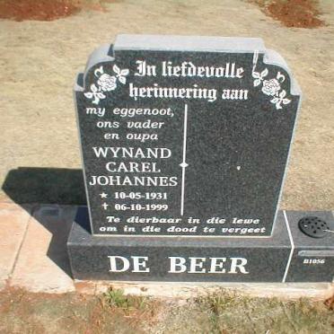 BEER Wynand Carel Johannes, de 1931-1999