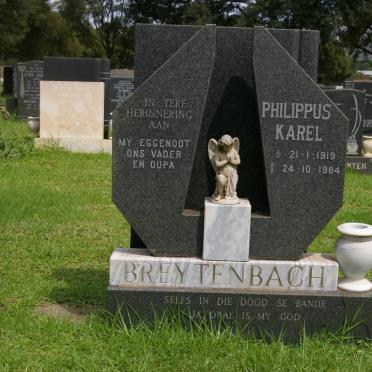 BREYTENBACH Philippus Karel 1919-1984