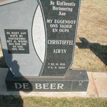 BEER Christoffel Alwyn, de 1935-1999
