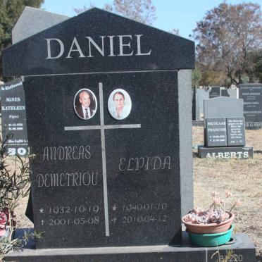 DANIEL Andreas Demetriou 1932-2001 &amp; Elpida 1940-2010