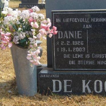 KOCK Danie, de 1926-2003