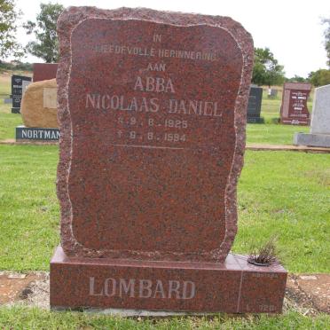 LOMBARD Nicolaas Daniel 1925-1994