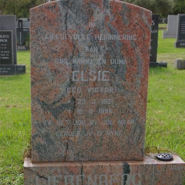 LIEBENBERG Elsie nee VICTOR 1920-2004