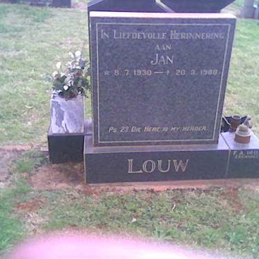LOUW Jan 1930-1968