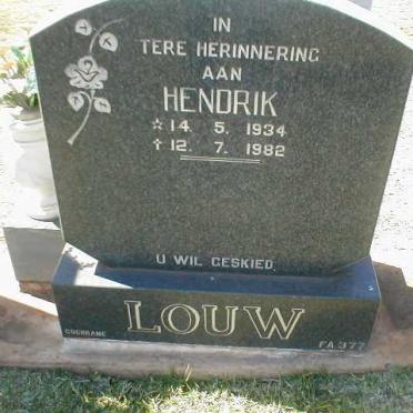 LOUW Hendrik 1934-1982