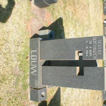 LOUW Ockert Oosthuizen 1899-1984
