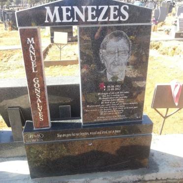 MENEZES Manuel Gonsalves 1932-2012