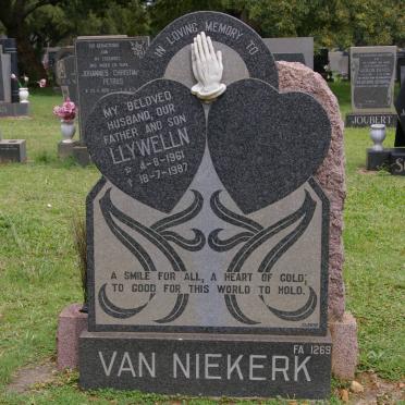 NIEKERK Llewelln, van 1961-1987