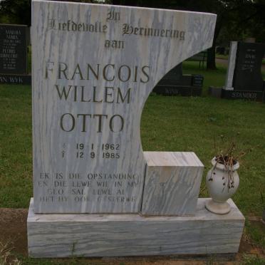 OTTO Francois Willem 1962-1985