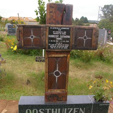 OOSTHUIZEN Huibrecht Catharina 1925-2010