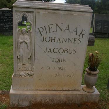 PIENAAR Johannes Jacobus 1925-1985