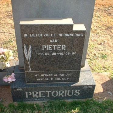 PRETORIUS Pieter 1929-1990 