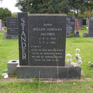 STANDER Willem Adriaan Jacobus 1900-1987