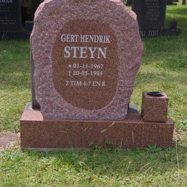 STEYN Gert Hendrik 1967-1985