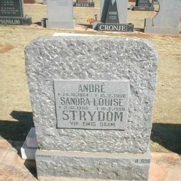 STRYDOM André 1964-1998 &amp; Sandra-Louise 1969-1998