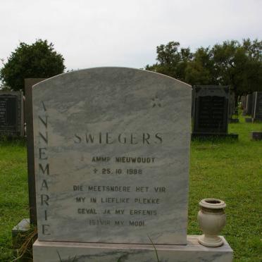SWIEGERS A.M.M.P. geb NIEUWOUDT -1988