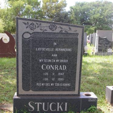 STUCKI Conrad 1942-1985