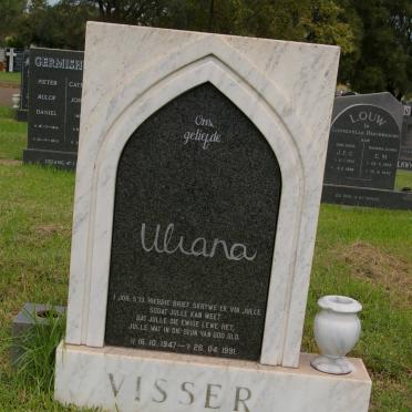 VISSER Uliana 1947-1991
