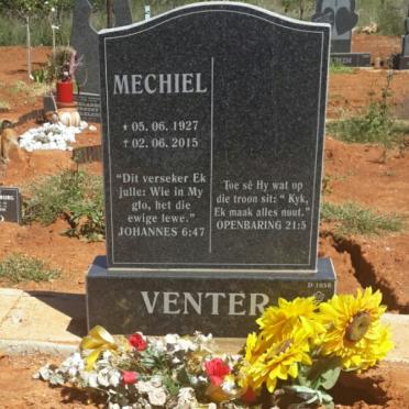 VENTER Mechiel 1927-2015