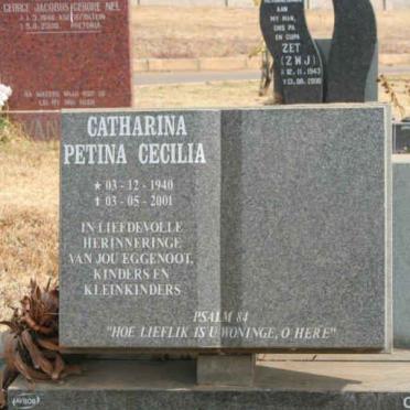 VUUREN Catharina Petina Cecilia, Jansen van 1940-2001