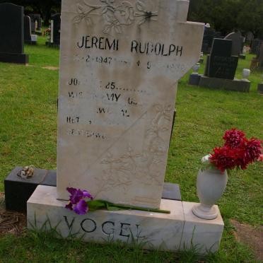 VOGEL Jeremi Rudolph 1947-1982