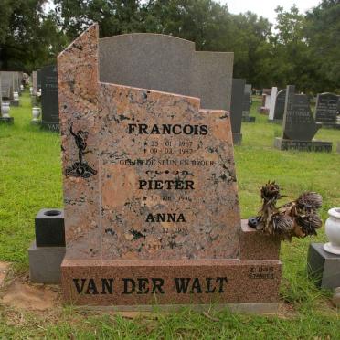 WALT Pieter 1941- &amp; Anna 1936- :: VAN DER WALT Francois 1967-1987 