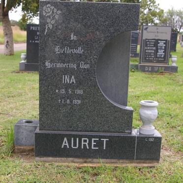 AURET Ina 1918-1991