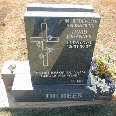 BEER David Johannes, de 1926-2001