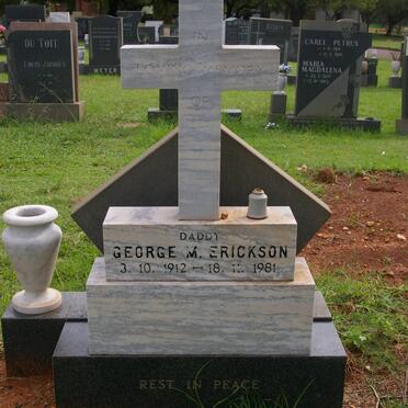 ERICKSON George M. 1912-1981