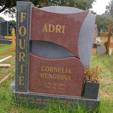 FOURIE Cornelia Hendrina 1989-2009