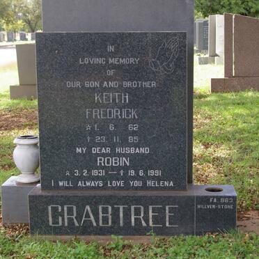 GRABTREE Robin 1931-1991 :: GRABTREE Keith Frederick 1962-1985