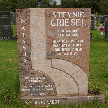 GRIESEL Steynie 1947-1996 :: VAN WYNGAARDT Natasja