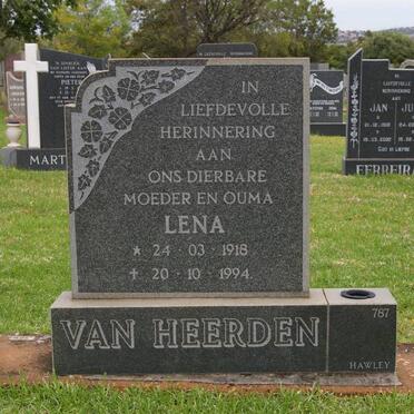 HEERDEN Lena, van 1918-1994