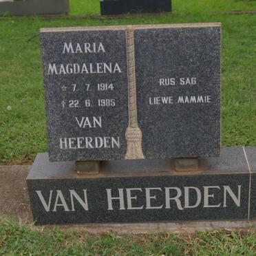 HEERDEN Maria Magdalena, van 1914-1985