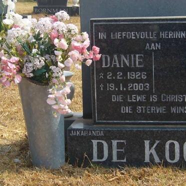 KOCK Danie, de 1926-2003
