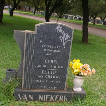 NIEKERK Chris, van -1982 &amp; Bettie CILLIERS -1985