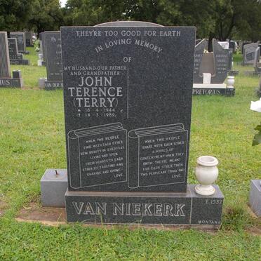 NIEKERK John Terence, van 1944-1989