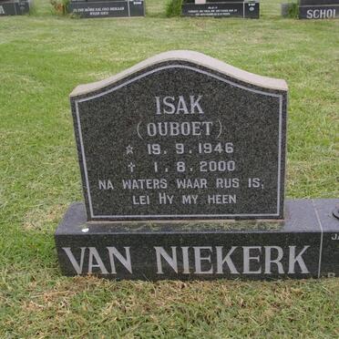 NIEKERK Isak, van 1946-2000