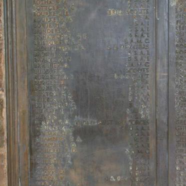 06. Roll of Honour 1914-1918 - 1st plaque