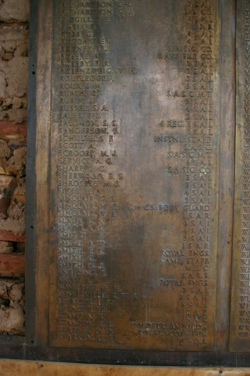 12. Roll of Honour 1914-1918 - 2nd plaque
