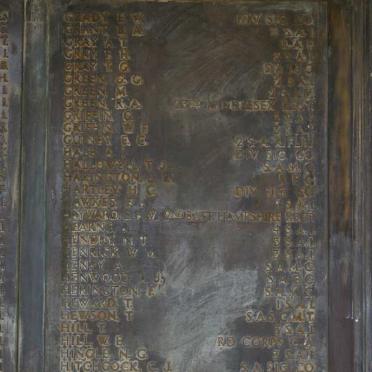 09. Roll of Honour 1914-1918 - 1st plaque