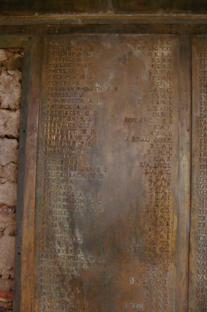 11. Roll of Honour 1914-1918 - 2nd plaque