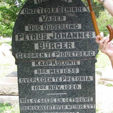 BURGER Petrus Johannes 1838-1920 &amp; Maria Catharina Helena KRUGEL 1840-1920