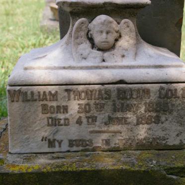 COLES William Thomas Booth 1886-1886