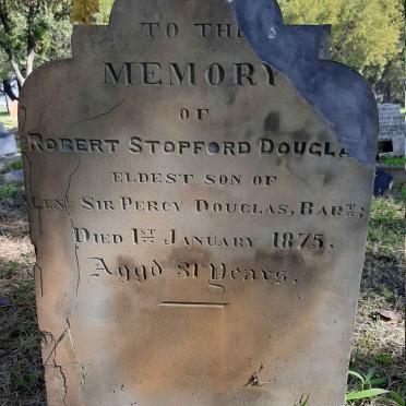 DOUGLAS Robert Stopford -1875