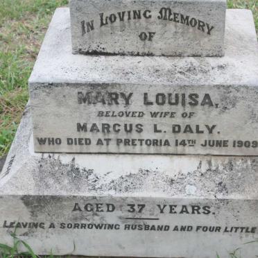DALY Mary Louisa -1909