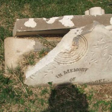 KNOBEL Joha 1823-1890 &amp; ?ara J.M. BEDFORD 18??