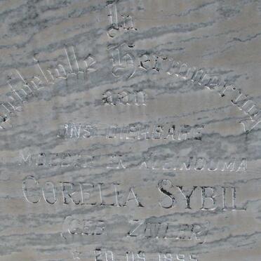 NIEKERK Corelia Sybil, van nee ZEILER 1895-1983